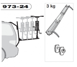 THULE 973-24 adaptér pro 4. kolo k nosiči 973 BackPac