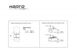 parametry střešního nosiče pro Hapro Cruiser
