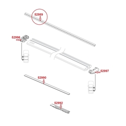 THULE 52989 guma do horní T-drážky pro tyče Thule WingBar EVO