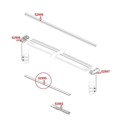 THULE 52990 guma do spodní drážky pro tyče Thule WingBar EVO