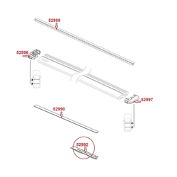 THULE 52992 stupnice pro tyče 7112 Thule WingBar EVO