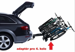 THULE VeloCompact 926 - umístění adaptéru pro převoz 4. kola